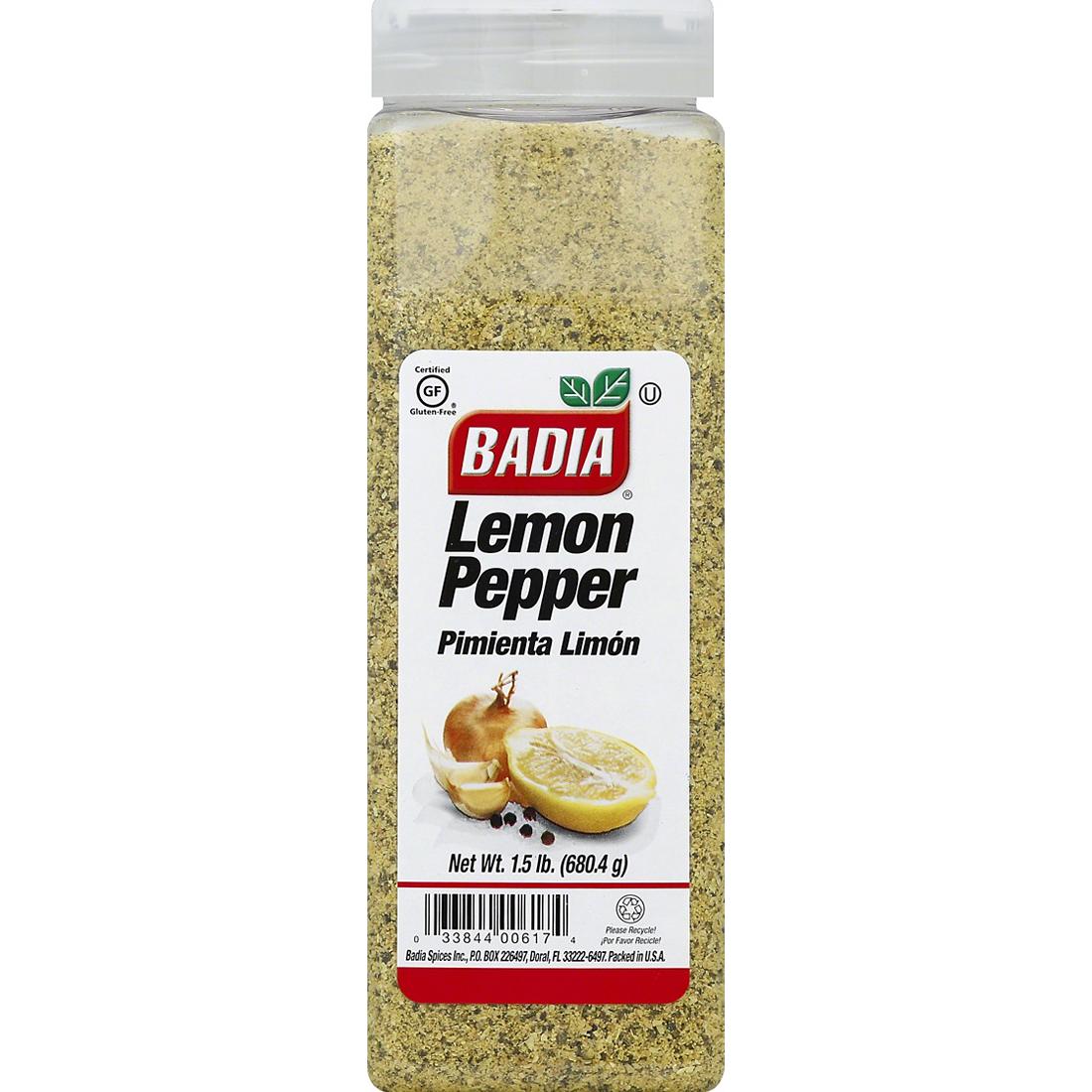 Badia Lemon Pepper 1.5 lb 617