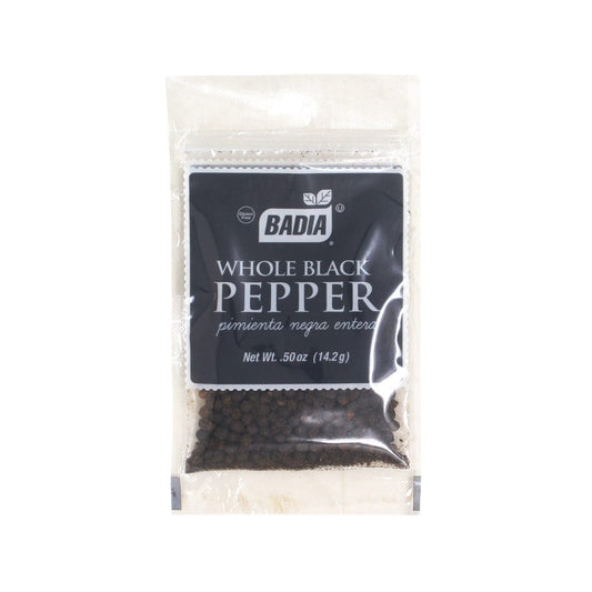Badia Whole Black Pepper .5oz 00025