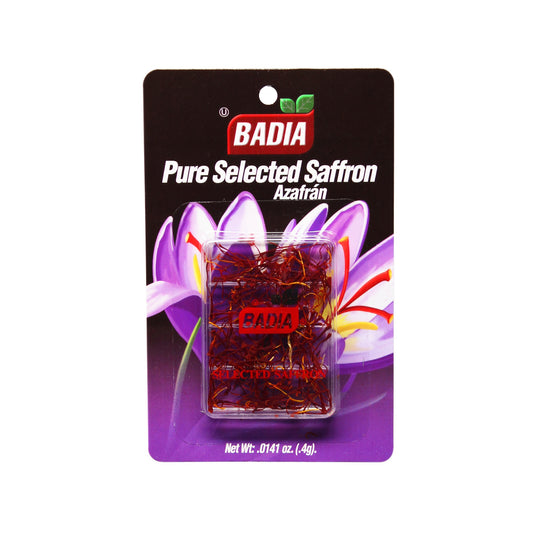 Badia Spanish Saffron .0141oz 4 Grams 00055