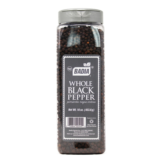 Badia Whole Black Pepper 16oz 00545