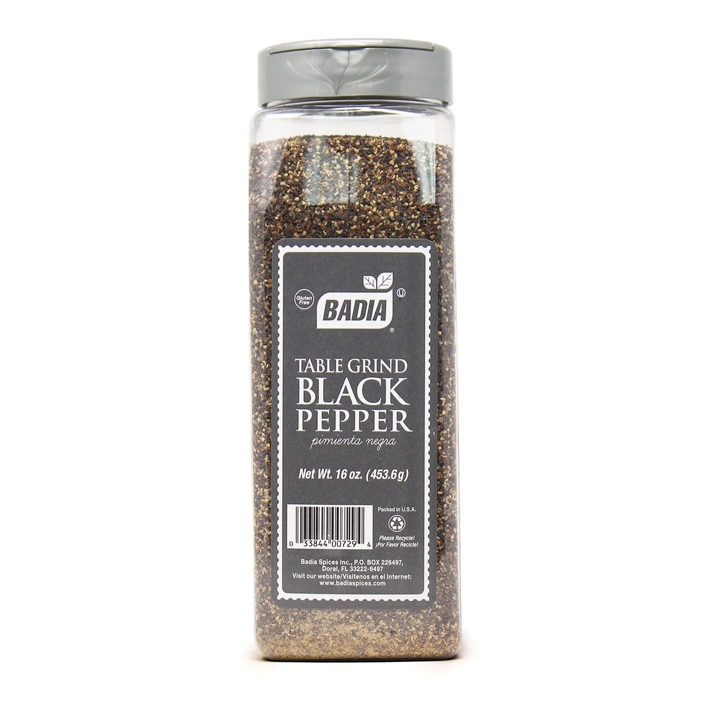 Badia Table Grind Black Pepper 16oz 00729
